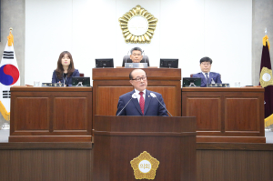 배성도 칠곡군의원, 도시미관 환경전담TF팀 구성 제안