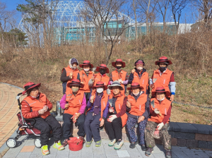 울진읍 노인일자리참여자 대상 산불예방 홍보로 경각심 일깨워
