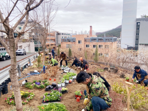 달성군 매곡2리 마을정원 ‘봄꽃 향기 가득’