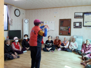 울진군 울진읍, 경로당 이용 어르신 대상 산불예방 홍보