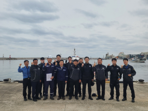 포항해경, 한국해양교통공단 합동 감포항 어선 관숙훈련
