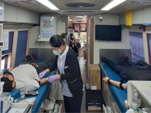 코레일 대경본부, 사랑의헌혈 행사 실시