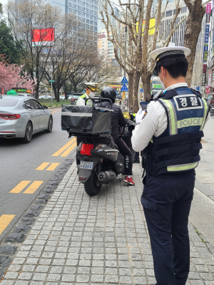 대구경찰, 이륜차 불법행위 무관용