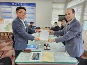 포항시 오천읍, 미해병대 캠프무적 부대장과 간담회 개최