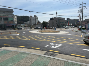 울진군, 후포터미널 앞 회전교차로 설치