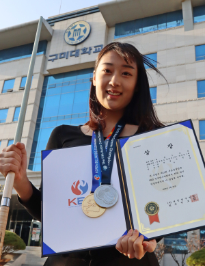 구미대 장가연, 3쿠션 당구 여신에서 여제로 등극
