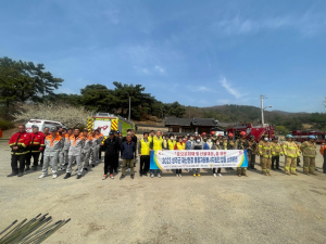 성주군, 재난현장통합자원봉사지원단 도상 훈련 실시