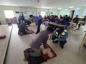 포항해양경찰서, 찾아가는 적극행정 응급처치 교육