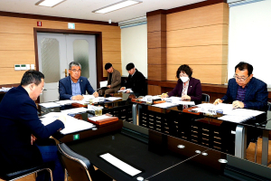 울릉군의회, 현안사업 간담회