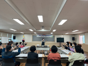 대구 안심4동, 독거노인 마음힐링 원예테라피 실시