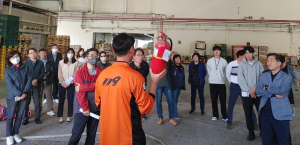 구미 농산물도매시장관리사무소, 소방교육ㆍ합동훈련