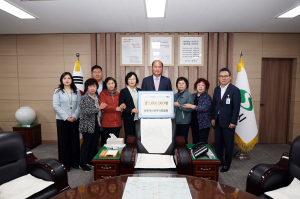 생활개선상주시연합회, 상주시장학회 장학금 100만원 기탁