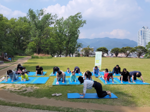 수성구보건소, 야외 힐링 요가ㆍ명상프로그램 운영