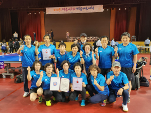 김천시 선수단, 경북 어르신 생활체육 대회 성적 우수