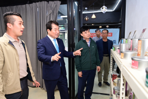 김충섭 김천시장, 청년몰 활성화 위한 소통 시간