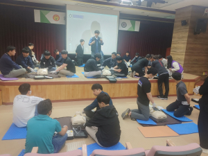 구미시설공단, 전 직원 대상 심폐소생술ㆍ자동심장충격기 사용법 교육