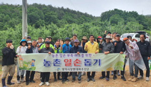 영덕군 영덕시장현대화추진단, 이틀간 농촌봉사활동