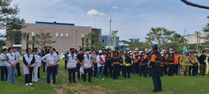 상주시보건소, 재난 구급대응훈련…현장 대응 능력 강화