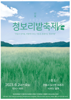 안동 청보리밭 축제 개최