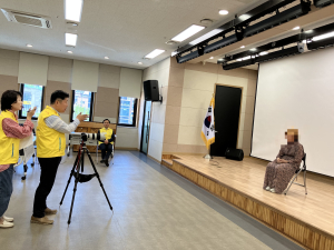 포항시 장량동지역사회보장협의체, 어르신 장수 사진 촬영