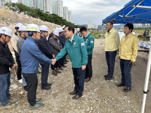 김학홍 경북도 행정부지사, ‘힌남노’ 재해복구 현장 직접 지휘