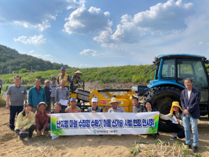 군위군, 마늘 재배 기계화 도입 지속적 추진