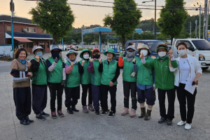 영주시 휴천3동 새마을부녀회, 도로변 환경정화 활동