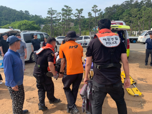 포항해경, 양포항 테트라포드 추락자 구조
