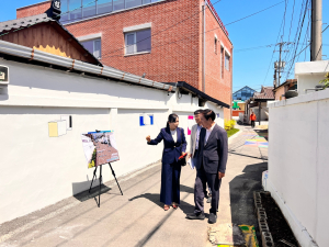마늘상가거리 현장 지도 점검나선 의성군