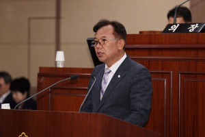 김익상 상주시의원 5분 자유발언…중덕지 자연생태공원 활성화 방안 제안
