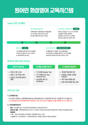 울진고우이학당, 원어민 화상영어 1기 수강생 모집