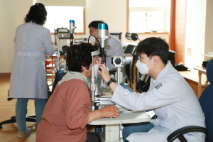 예천군, 노인 무료 안과 검진