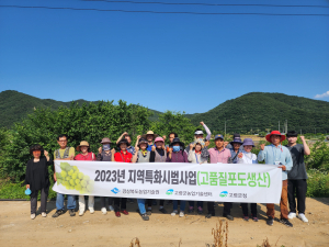 고령군농기센터, 농업인 샤인머스켓 교육