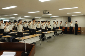 포항북부소방서, 새 단장 마친 별관서 첫 정례조회