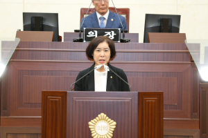 김정림 안동시의원 5분  발언…“전기차 충전시설 안전대책 적극 검토 필요”
