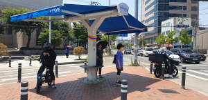 포항시 북구청, 무더위 그늘막 쉼터 운영 확대