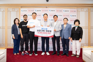 구미 윈디스웰, 호국보훈의 달 맞아 후원물품 기탁