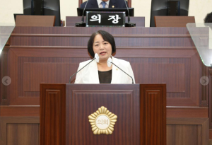 정복순 안동시의회 의원 “수돗물 반값 공약대로 시행하라”