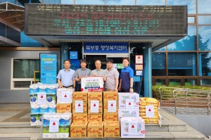 대구교통공사 기관사들, 이웃사랑 후원물품 전달