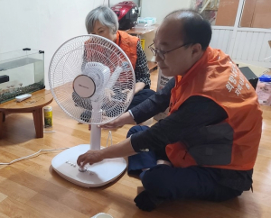 대구 수성구 중동희망나눔위, 저소득 주민 선풍기 후원