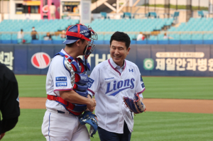 KBO 프로야구 포항경기, 힌남노 피해지역 학생이 시구