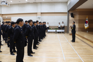 영덕소방서, 2023년 하반기 인사발령 신고식