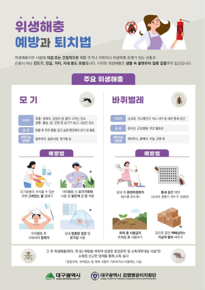 대구시 “장마철 수인성·식품매개 감염병 요주의”