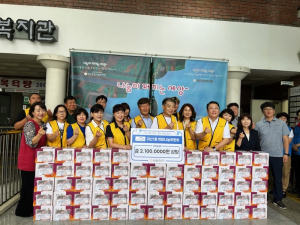 대구 수성구 지산1동 희망나눔위, 저소득 가구 위한 여름김치 전달