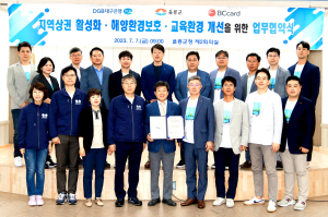 울릉군, 대구은행, BC카드와 지역상권 활성화 업무협약