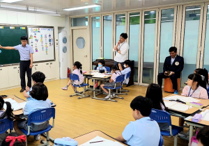울릉 남양초-대구교대 부설초 공동 수업