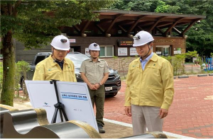 국립공원공단 이사장, 소백산국립공원 집중호우 재난상황 현장점검