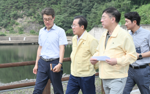 홍준표 대구시장, 군위ㆍ가창ㆍ영천ㆍ운문댐 현장점검