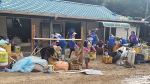 바르게살기운동 영양군협의회, 봉화군 침수가구 복구지원