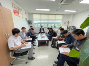 군위군 맑은물사업소, 김경식 대구시 상수도사업본부장 방문